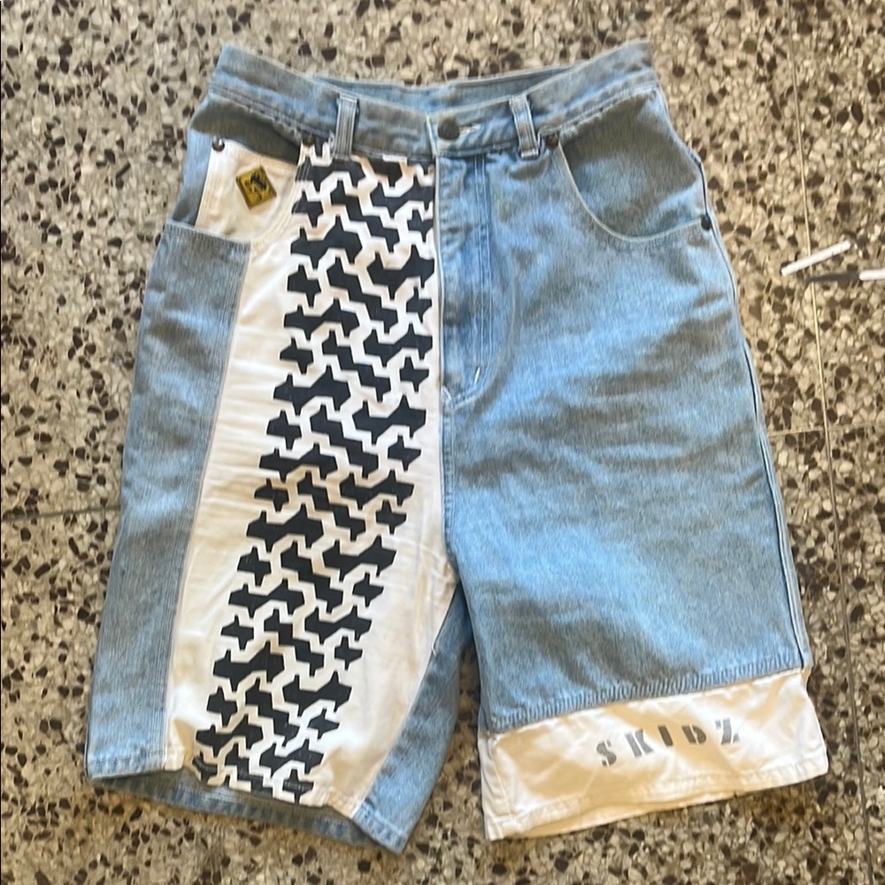 Blue and White women’s Shorts
